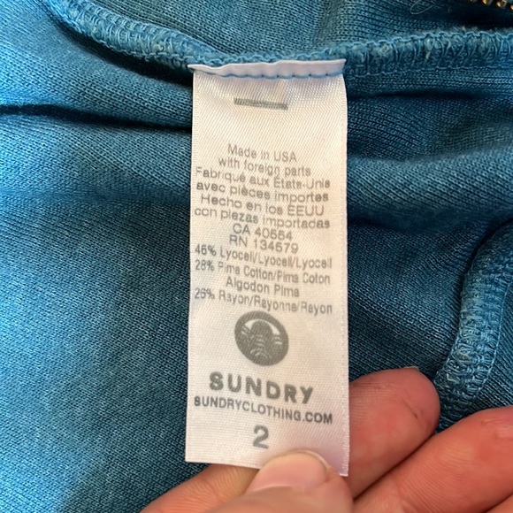 NWT Sundry Navy blue cozy sweater - Picture 7 of 7